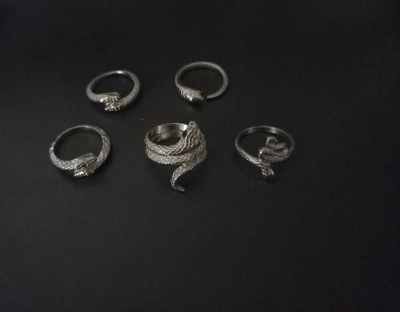 Комплект пръстени "Змии"