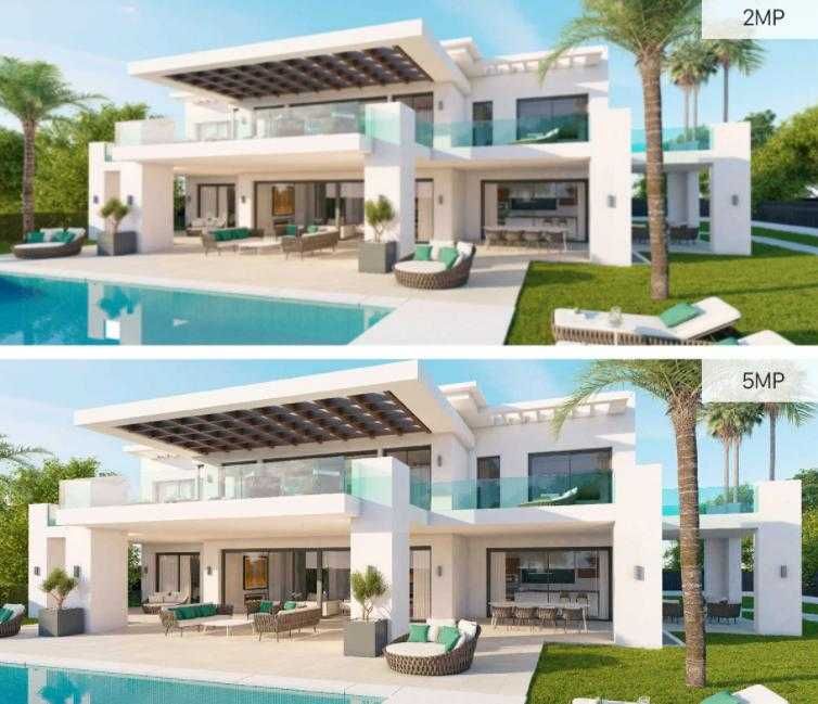 Безжичен Бебефон Охранител WIFi UltraHD 5MPx Водоустойчив Видеодомофон