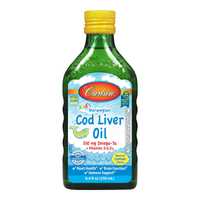Carlson Kid's Cod liver Oil 550mg Omega-3+Vitamin A&D3 250ml