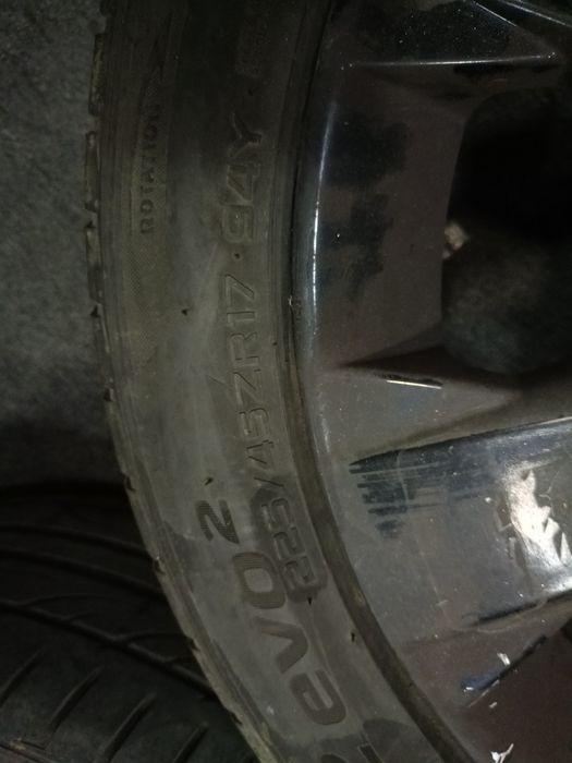 Jante R17 cu anvelope de vară, Hankook