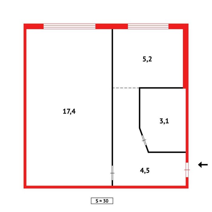 ! Продаю 1-комн. квартиру в 23 микр- не