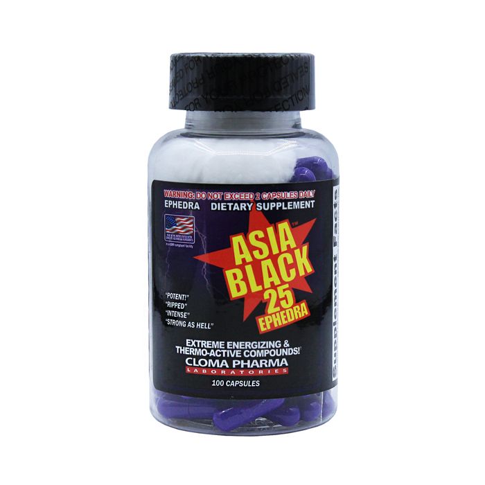 Жиросжигатель Cloma Pharma Asia Black 100 капсул