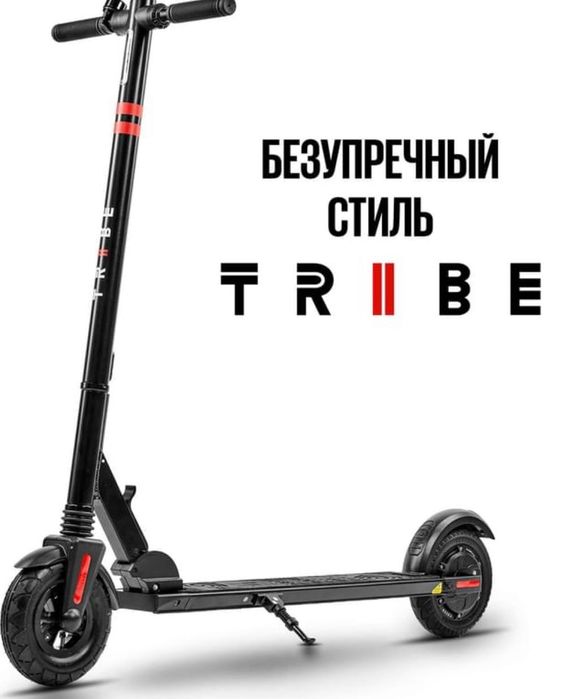 ЭлектроСамокат «Tribe», зарядка, документ.