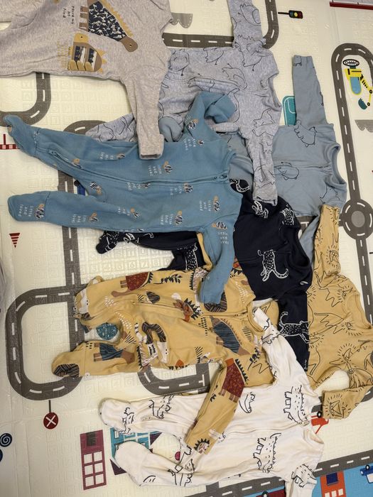 Лот ромпъри George 0-3м