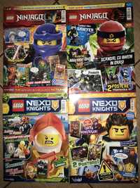 Pachet de 4 reviste Lego - Nexo/Ninjago - Noi - Fara figurine