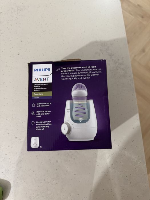 Incalzitor biberoane PHILIPS AVENT SCF358/00, 150ml, alb-gri
