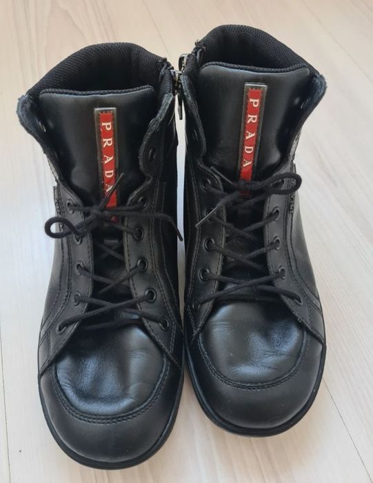 Ghete Prada nr.34, piele