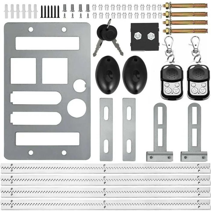 Kit automatzare poarta culisanta 600k + lampa avertizare