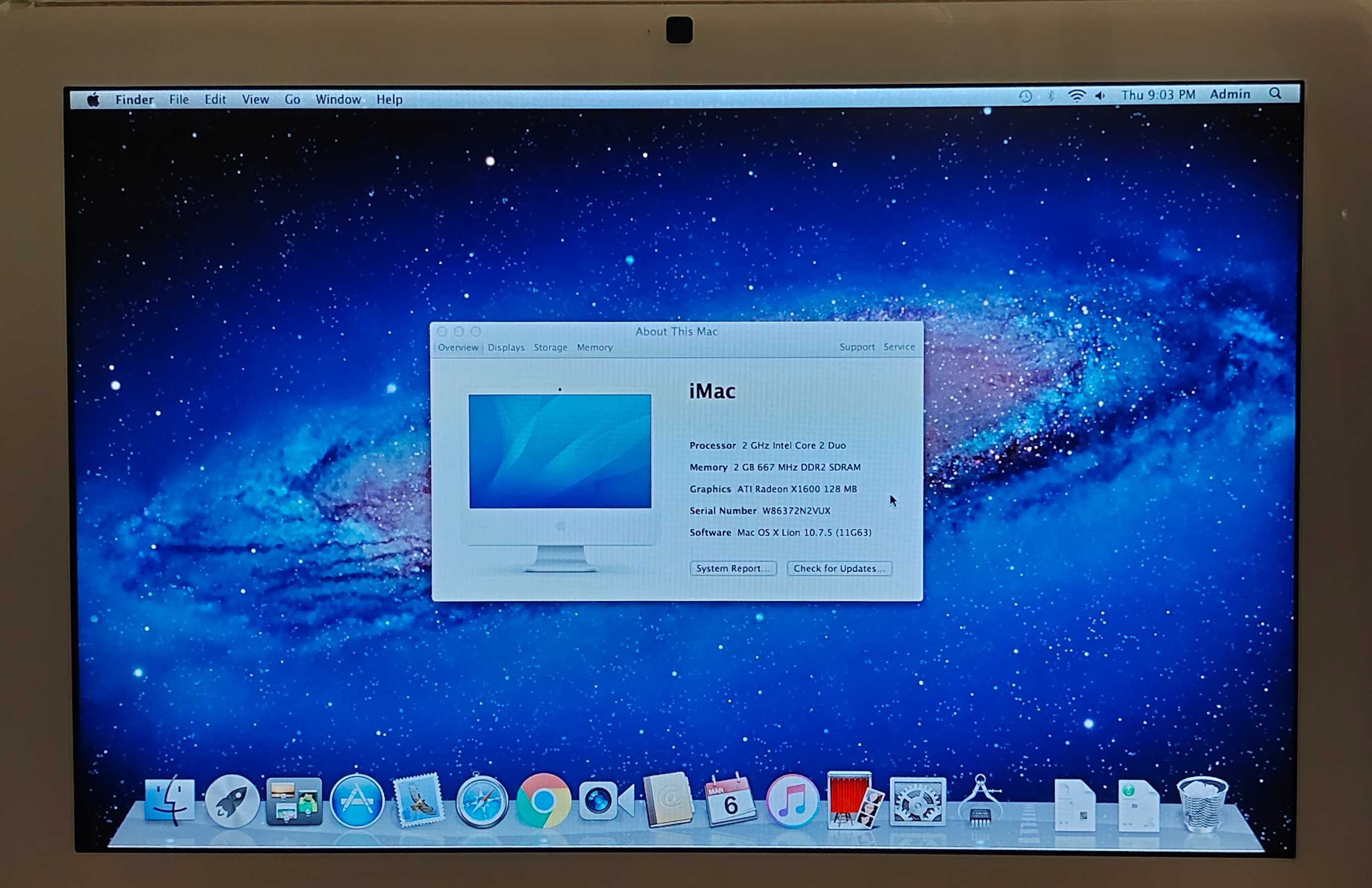 Apple iMac 17" Core 2 Duo 2GHz, 2GB RAM 160GB, tastatura + mouse Apple