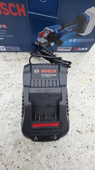 Polizor unghiular fara fir Bosch GWX 18V-7 XLOCK,NOU!+GAL 18V-80