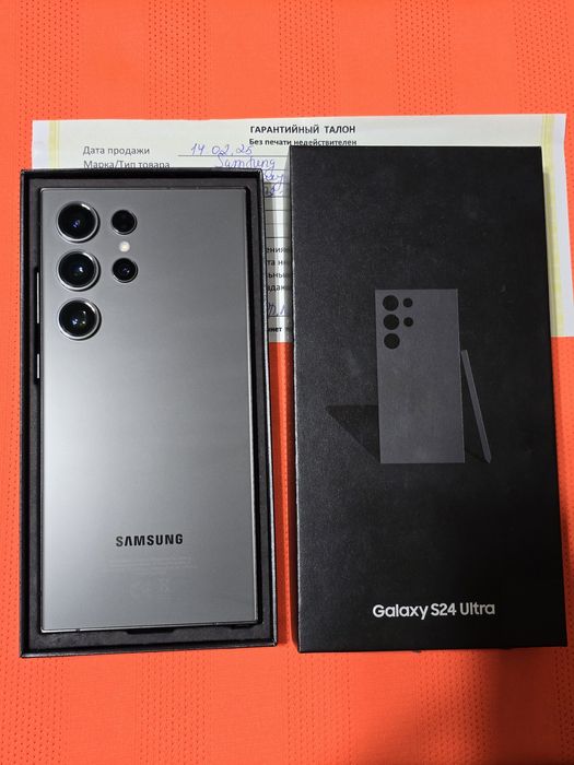Samsung S24 Ultra 256 gb Ram 12 5G полный комплект