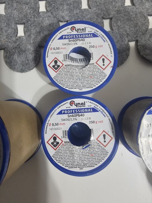 Cositor (fludor) pentru lipit grosimi 0.5-3mm