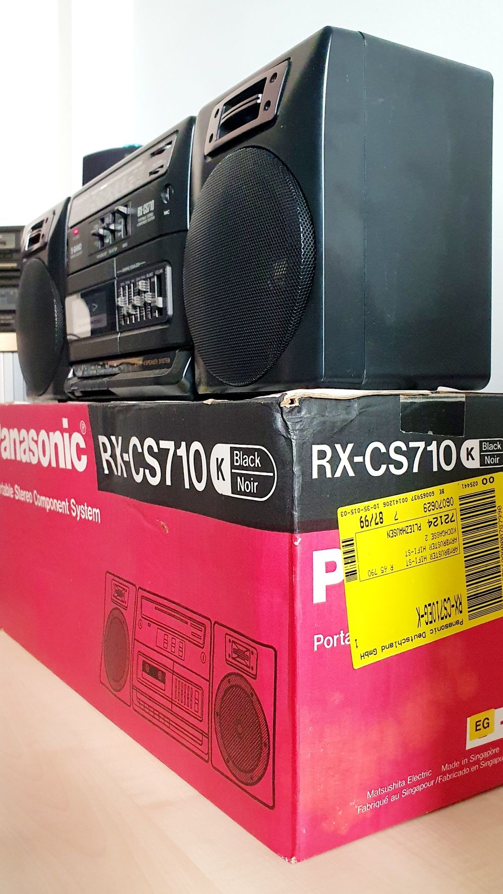 RX CS710 Panasonic boombox ghettoblaster casetofon