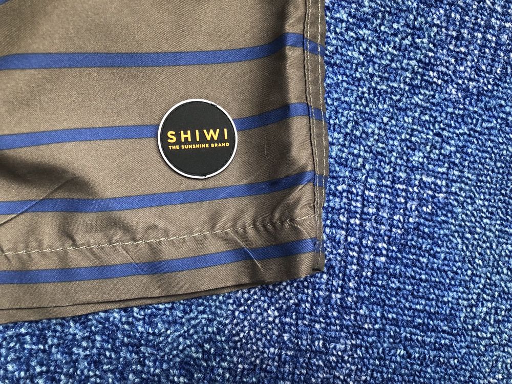 НОВИ Shiwi Swim Short Placed Stripe мъжки плажни шорти - M и XL