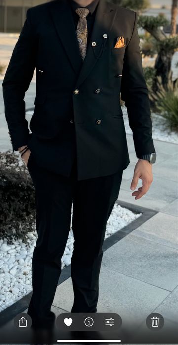 Sacou elegant negru premium