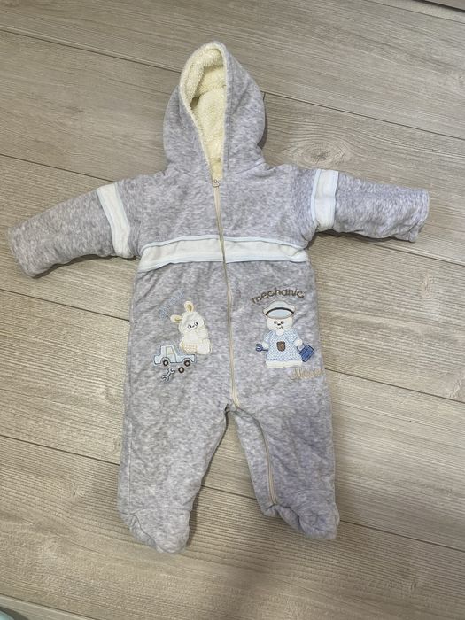 Плюшевый комбез на 3-6 мес