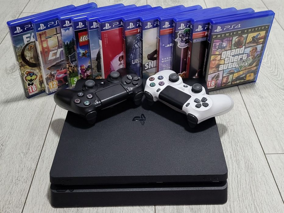 PS4 + 12 jocuri  1TB