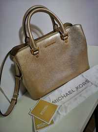 Michael Kors savannah bag gold