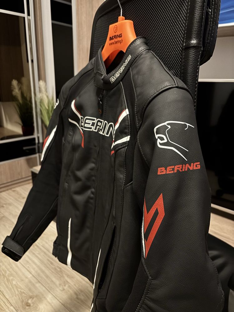 Geaca moto piele 4 sezoane Bering Skope marime S-M ca noua!