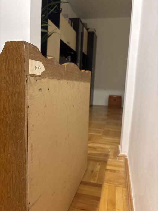 Dulap lemn natural masiv (stejar) 77x68x12