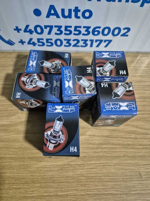 lux lamp bec auto h4 24 v - set 6 bucati - lot 12-20-3
