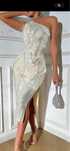 Rochie, paiete, argintii