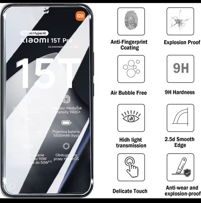 Xiaomi 17 pro screen glass protector - стъклен протектор 3 бр.