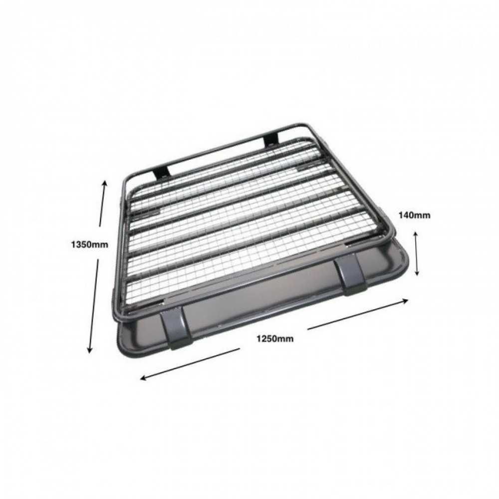 Portbagaj Mitsubishi Pajero MK2 scurt cu prindere pe bari 135cmx125cm