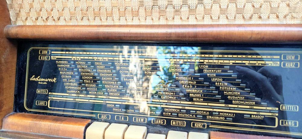 Ретро лампово радио олимпия olimpia 552 WU