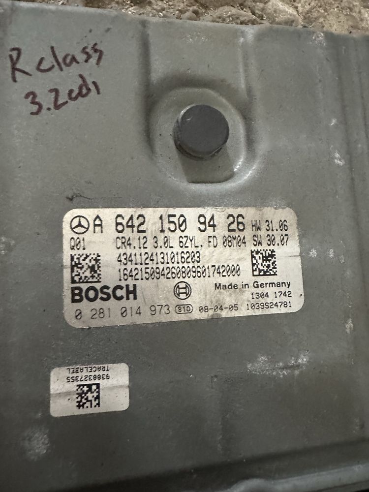 ECU Mercedes benz OM642 3.2cdi 3.5cdi gl ml r e c class компютър цди