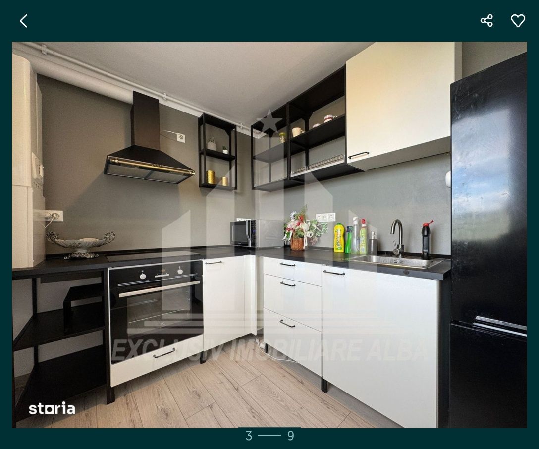 Proprietar inchiriez apartament 2 camere bloc  nou Centru, Tribunal