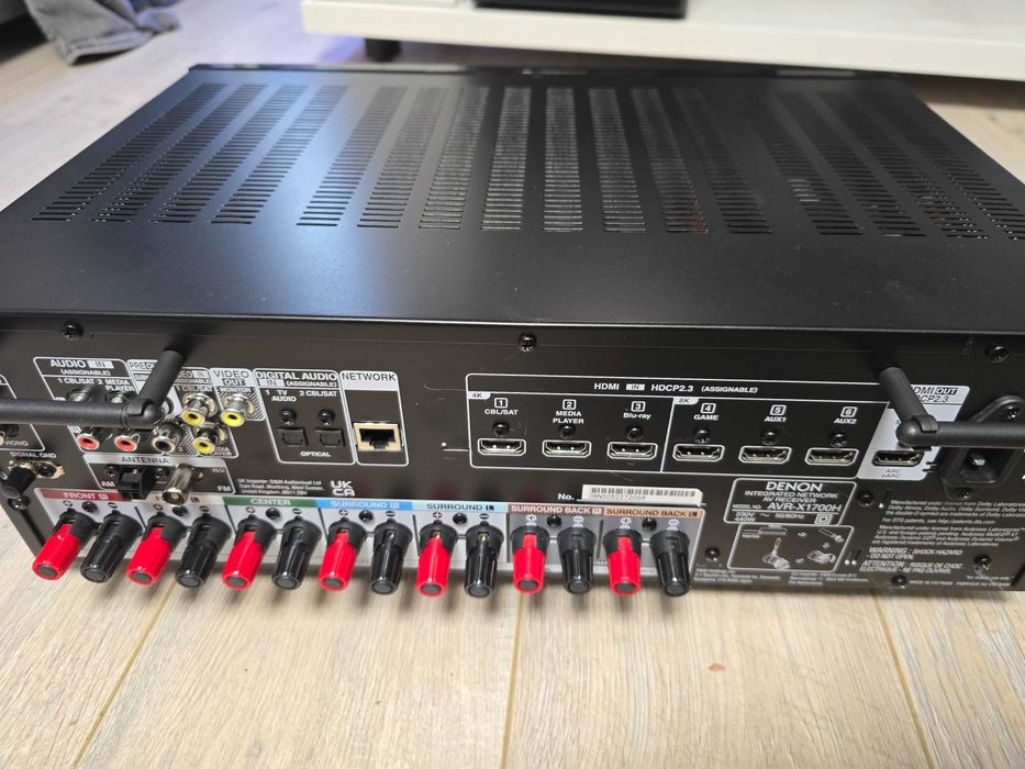 vand receiver Denon X1700H 7.2Ch 8k Dolby Atmos cu Heos built-in
