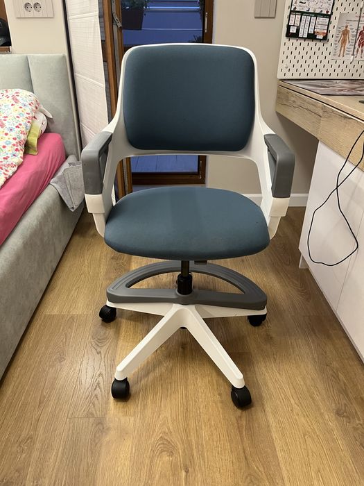 Ученически стол,сиво син