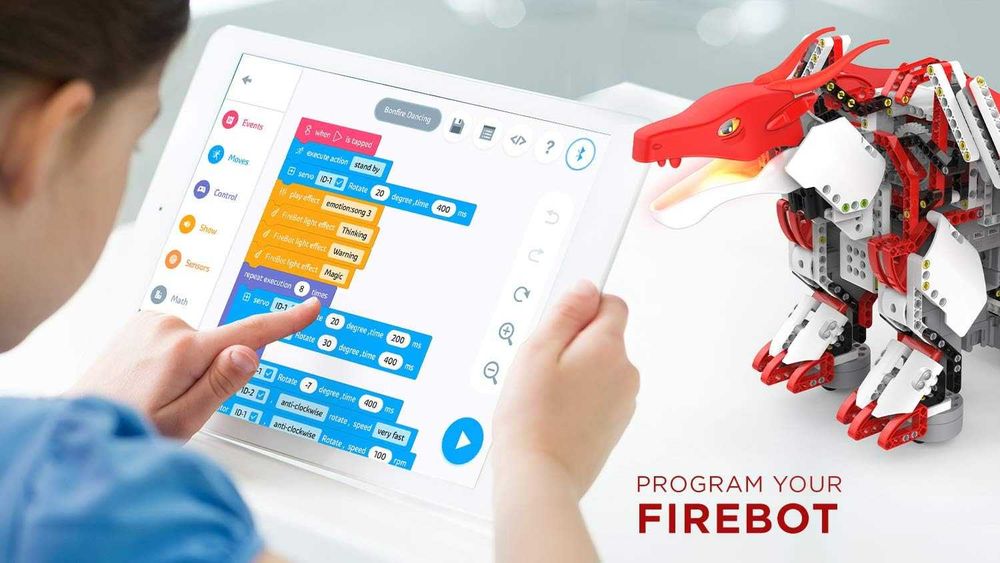 Программируемый робот-конструктор UBTECH JIMU: FireBot Kit