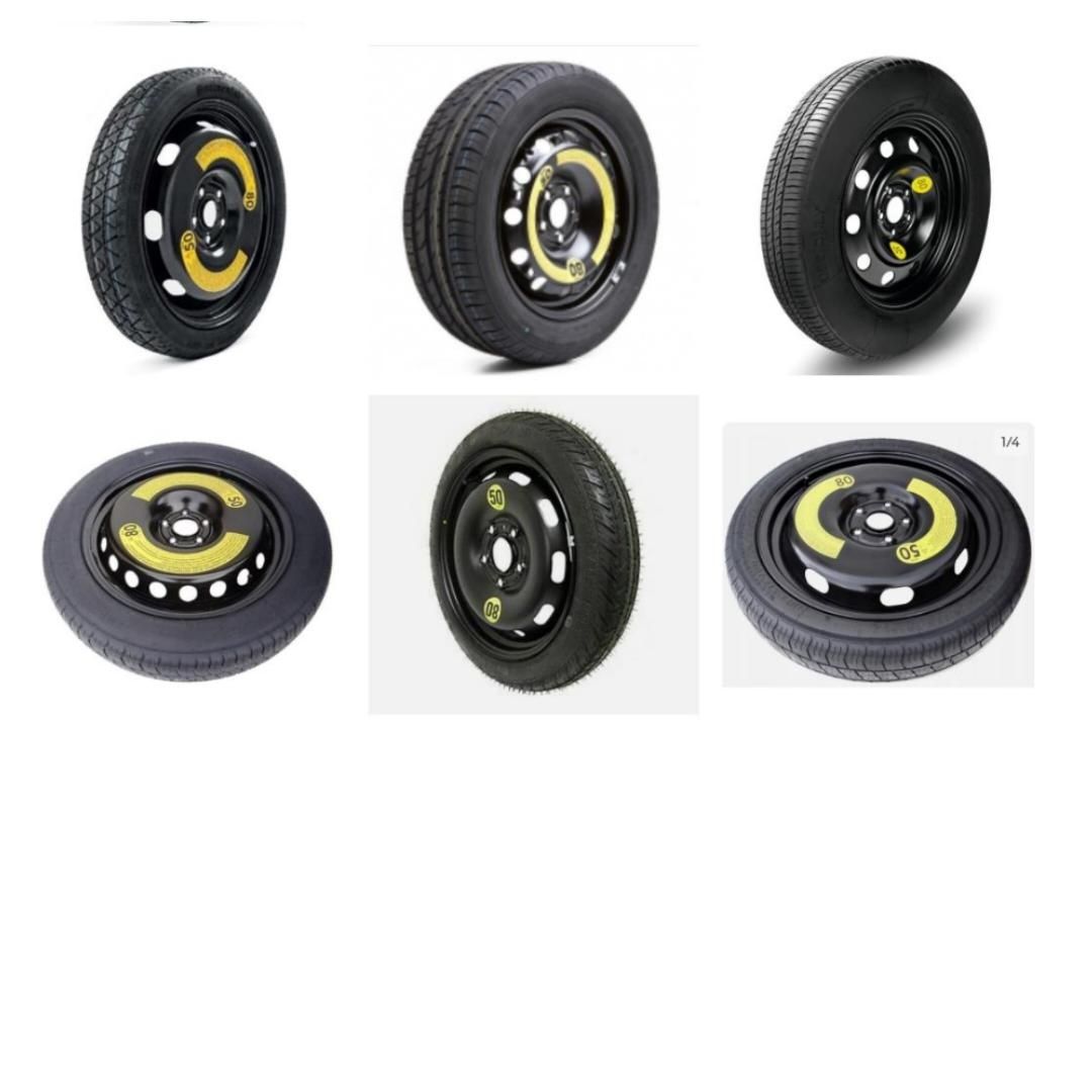 Roată rezervă slim 5x114,3 Hyundai Kia Mazda Nissan Renault Toyota