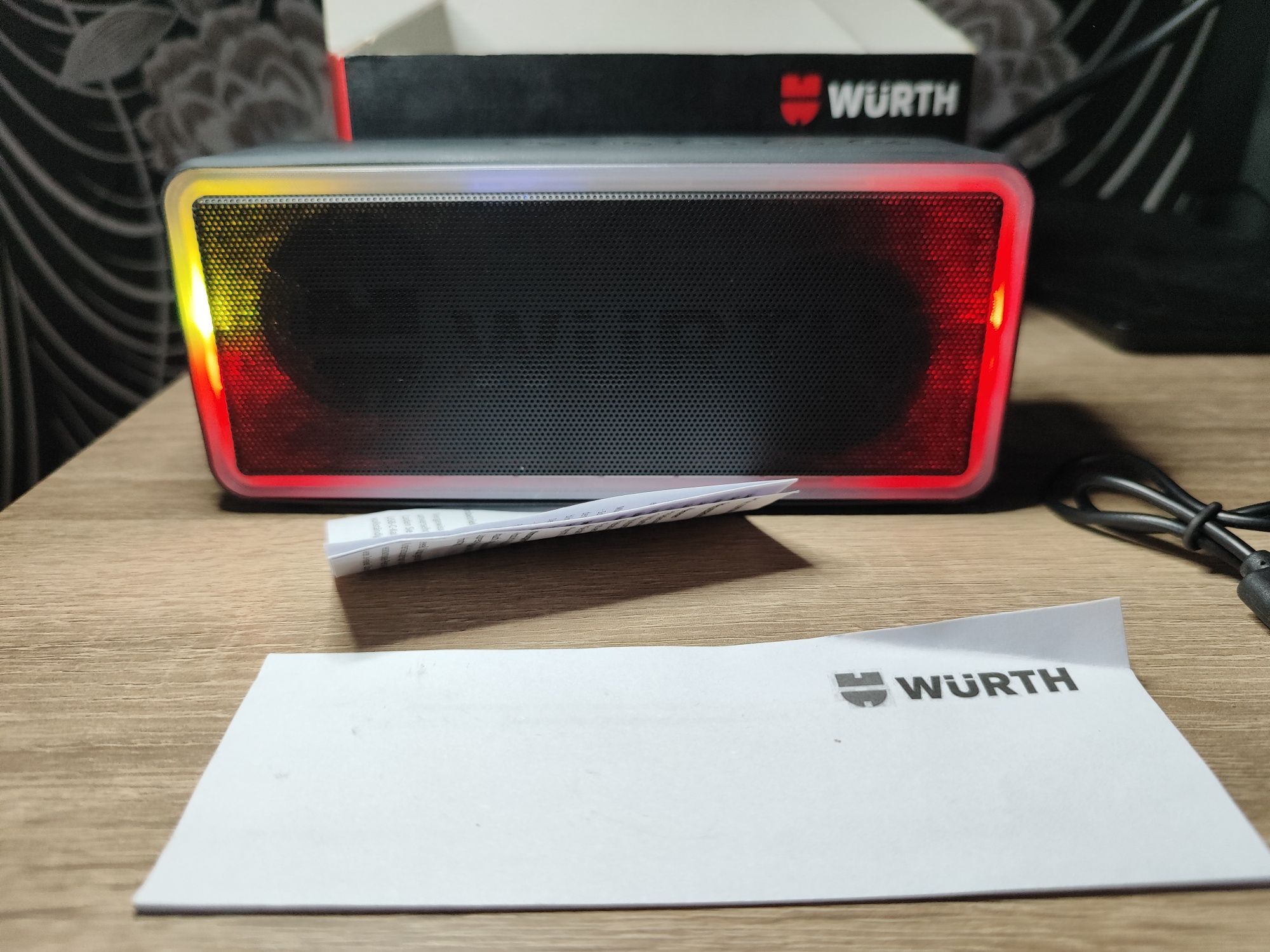 ПРОМО ! Wurth Bluetooth RGB безжична колонка !