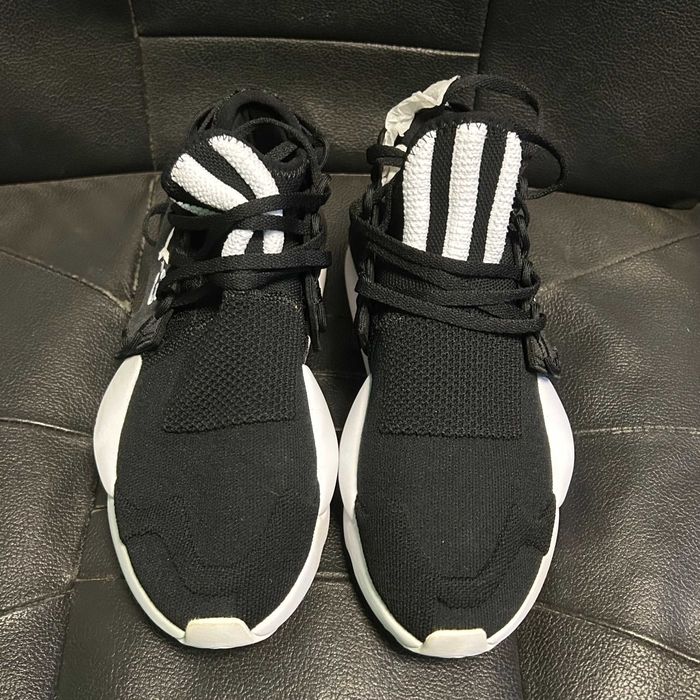Adidasi Y-3  Kaiwa Knit Black White