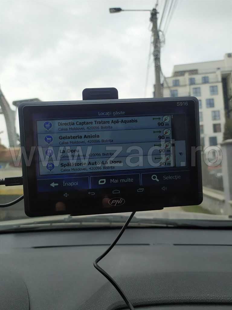 GPS PNI S916 - camera DVR, Android, Filmeaza, navigheaza -harti noi