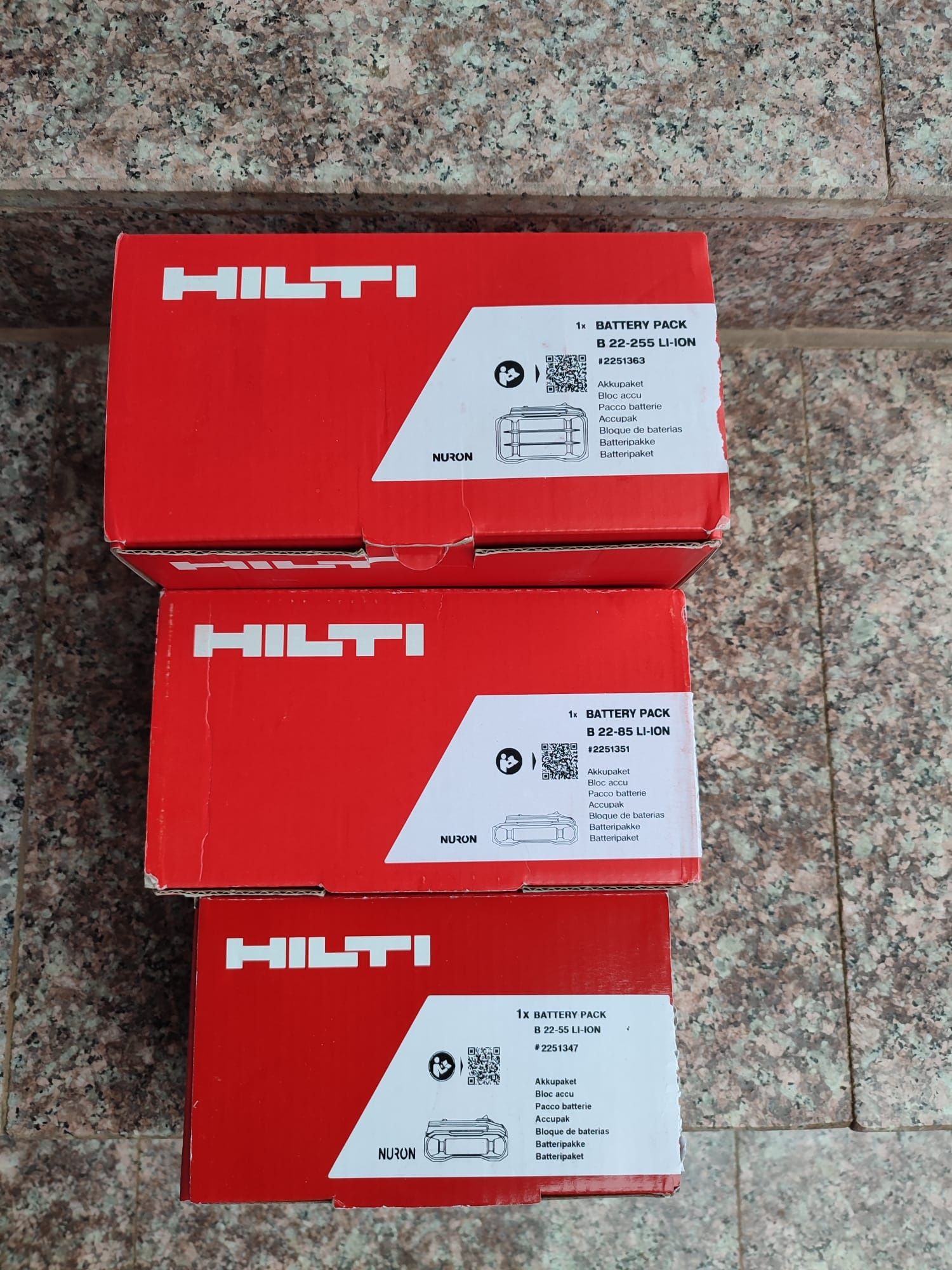 Hilti acumulatori Nuron