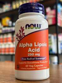 Now Alpha Lipoic Acid 250 mg 60 veg capsules