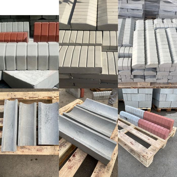 Бордюры лотки крыша 20/40 45/45 для тумб колон поребрики