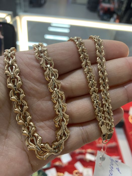 Золото цепь ЖанТаС ломбард г.Астана