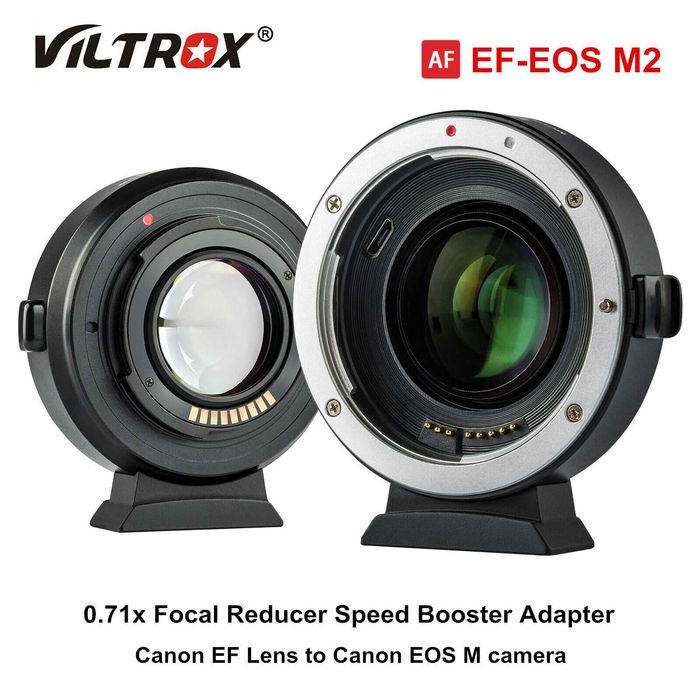 VILTROX EF-EOS M2 Speed Booster 0.71x Преходник, адаптер, за Canon