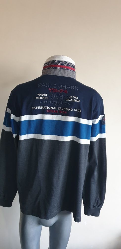 Paul & Shark Cotton Mens Size L / XL НОВО! ОРИГИНАЛ! Мъжка Блуза.
