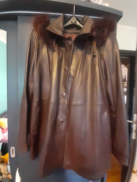 Geacă de piele mărime XL
