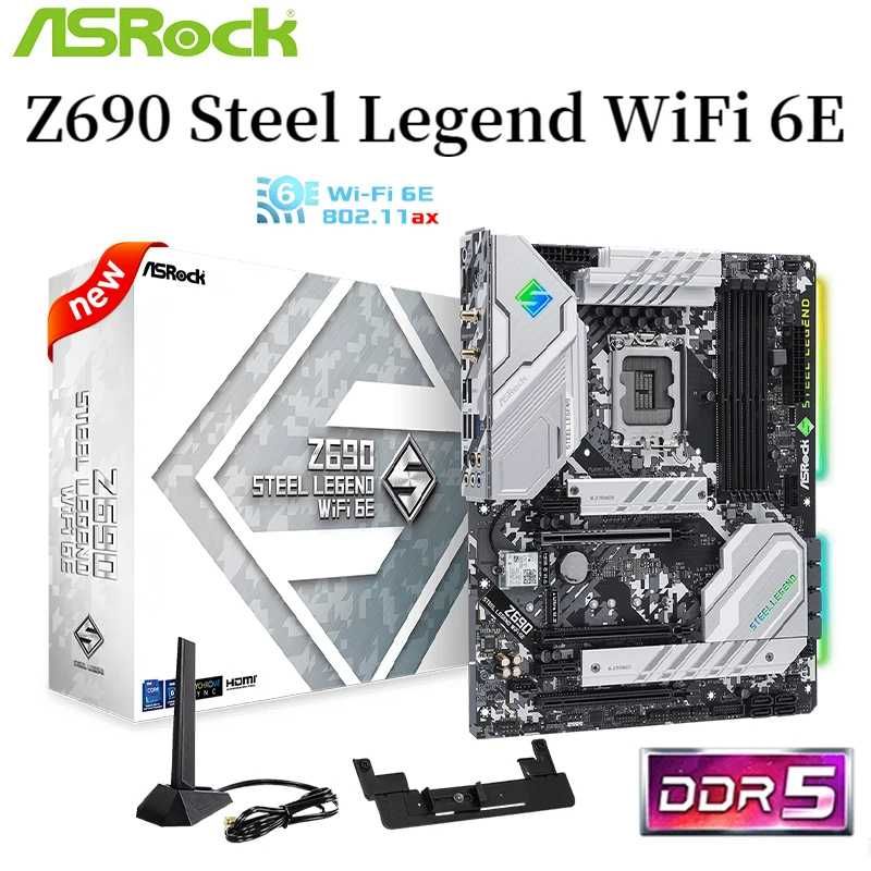 Материнская плата ASRock Z690 Steel Legend Wi-Fi ddr5
