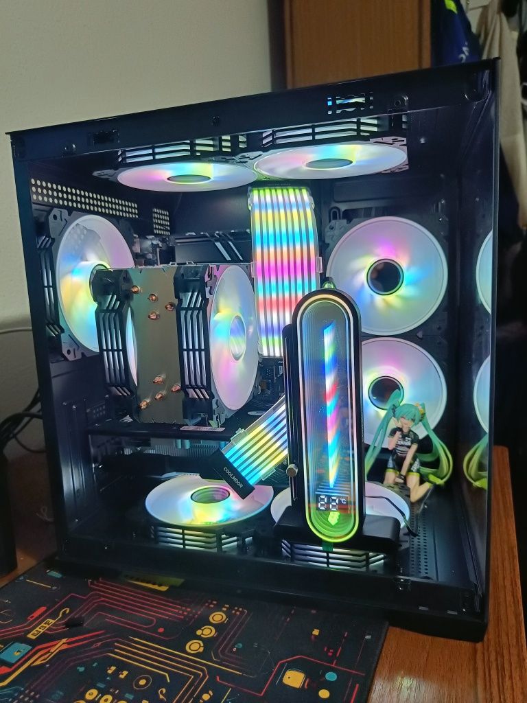 Overdose of ARGB. 2666v3+Rx 6600m 8g.