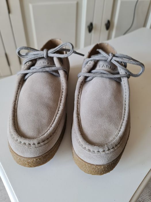 Pantofi piele intoarsa Farah barbati