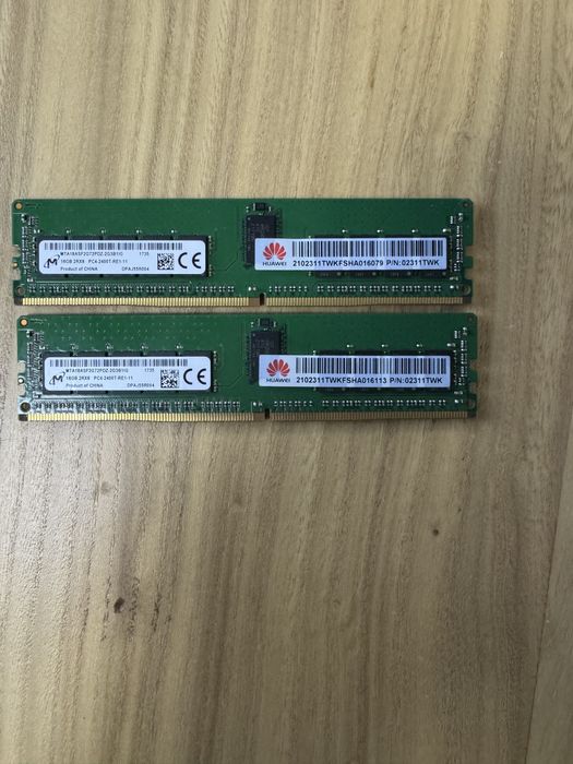 Озу ddr 4 32 гб (16+16) серверные