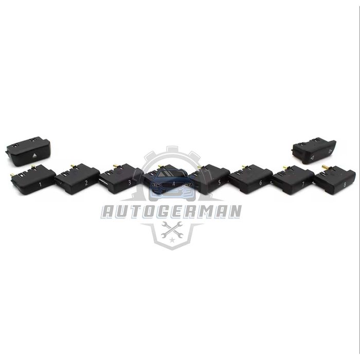 Бутони за радио 10бр БМВ е70 е71 Модел В копчета за радио нови за джип